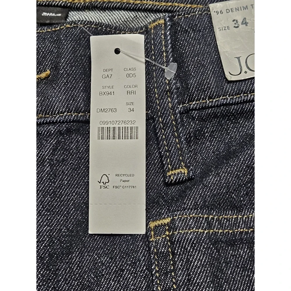 J. Crew Women's High-rise Sailor Denim Trouser in 1996 Semi-stretch Size 34 NWT